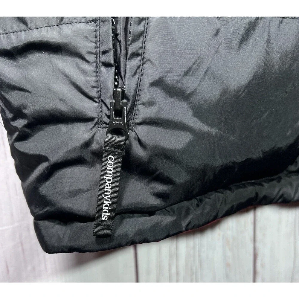 Companykids Reversible Down Filled Jacket Coat Red Black Size 14-16 Large
